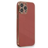 İphone 15 Pro Kılıf Volet Silikon - Kırmızı