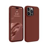 İphone 15 Pro Max Kılıf First Silikon - Bordo