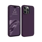 İphone 15 Pro Max Kılıf First Silikon - Mürdüm