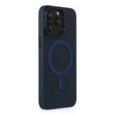 İphone 15 Pro Max Kılıf Lodos Magneticsafe Mat Kapak - Mavi