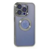 İphone 15 Pro Max Kılıf Slot Silikon - Gümüş