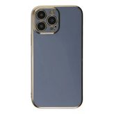 İphone 15 Pro Max Kılıf Volet Silikon - Mavi