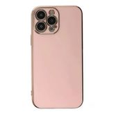 İphone 15 Pro Max Kılıf Volet Silikon - Pembe