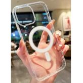 İphone 15 Pro Max Uyumlu Magsafeli Şeffaf Kılıf 01