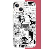 İphone 15 Uyumlu Naruto Kolaj Baskılı Silikon Kılıf