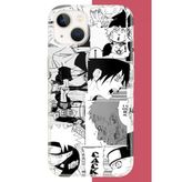 İphone 15 Uyumlu Naruto Kolaj2 Baskılı Silikon Kılıf