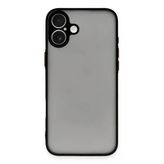 İphone 16 Kılıf Montreal Silikon Kapak - Siyah