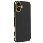 İphone 16 Kılıf Volet Silikon - Siyah