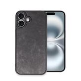 İphone 16 Plus Kılıf Aras Deri Kapak - Siyah