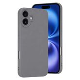 İphone 16 Plus Kılıf First Silikon - Gri
