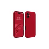 İphone 16 Plus Kılıf First Silikon - Kırmızı