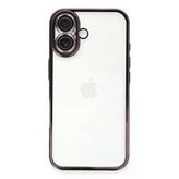 İphone 16 Plus Kılıf Lensli Silikon - Mor