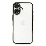 İphone 16 Plus Kılıf Lensli Silikon - Yeşil