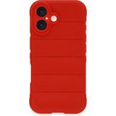 İphone 16 Plus Kılıf Optimum Silikon - Kırmızı