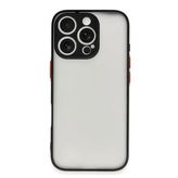 İphone 16 Pro Kılıf Montreal Silikon Kapak - Siyah