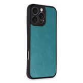 İphone 16 Pro Max Kılıf Aras Deri Kapak - Açık Yeşil
