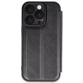 İphone 16 Pro Max Kılıf Flip Cover - Siyah