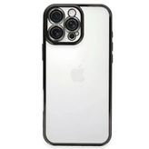 İphone 16 Pro Max Kılıf Lensli Silikon - Siyah