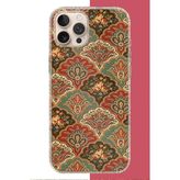 İphone 16 Pro Uyumlu Çini Motif Baskılı Silikon Kılıf