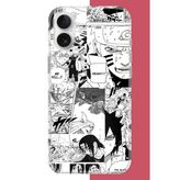 İphone 16 Uyumlu Naruto Kolaj Baskılı Silikon Kılıf