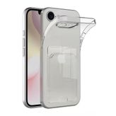 İphone 16E Kılıf Kart Şeffaf Silikon - Şeffaf