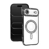 İphone 17 Air Joke Simli Magneticsafe Kılıf - Siyah