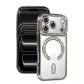 İphone 17 Pro Joke Simli Magneticsafe Kılıf - Gümüş