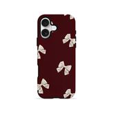 İphone 17 Vorian Çift Katmanlı Ivory Bow Scatter Kılıf