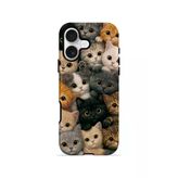 İphone 17 Vorian Çift Katmanlı Kedi Kalabalığı Kılıf