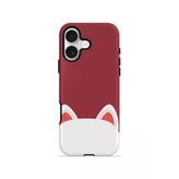 İphone 17 Vorian Çift Katmanlı Kedi Kulaklı Kılıf