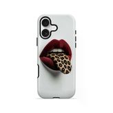 İphone 17 Vorian Çift Katmanlı Leopar Dudak Kılıf