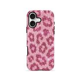 İphone 17 Vorian Çift Katmanlı Pembe Leopar Kılıf