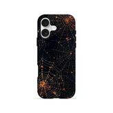 İphone 17 Vorian Çift Katmanlı Spiderweb Night Kılıf