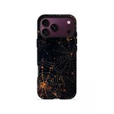 İphone 18 Pro Max Vorian Çift Katmanlı Spiderweb Night Kılıf