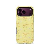İphone 18 Pro Vorian Çift Katmanlı Butter Daisy Bows Kılıf