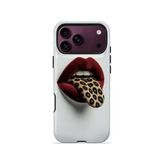 İphone 18 Pro Vorian Çift Katmanlı Leopar Dudak Kılıf