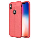 İphone X Kılıf Auto Focus Kapak - Kırmızı