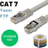 IRENIS CAT7 Yassı FTP Ethernet Beyaz 5 m Network Lan