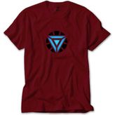 Iron Man 2019 Arc Reactor Kırmızı Tişört