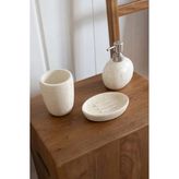 İrya Travertine 3 Parça Banyo Seti Açık Bej