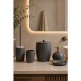 İrya Travertine Antrasit 5 Parça Banyo Aksesuar Seti