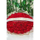 İsabella Accessories Kız İsteme Çiçeği Kurdelesi 99 Gülle Geldim Bir Gülümüz Eksik,Sizde -(Buket Dahil Değildir)