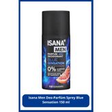 Isana Men Deo-Parfüm Sprey Blue Sensation 150 ml