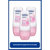 ISANA Roll On Çiçek 50 ml X3 Adet