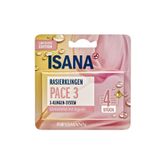 Isana Yedek Tıraş Bıçağı 3 Bıçaklı 4'lü