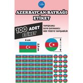İsg Tabelam Azerbaycan Bayrağı Etiketi