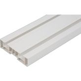 Işık PVC Düz Perde 2 Raylı Korniş 2 Mt