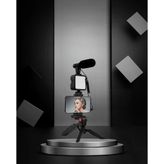 Işıklı Video Yapım Seti Mikrofonlu Mini Tripod