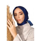 Işıltı Eşarp Lacivert 90 x 90