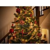 Işıltılı Christmas Arka Plan, 200X150CM, Stüdyo Fonu - -